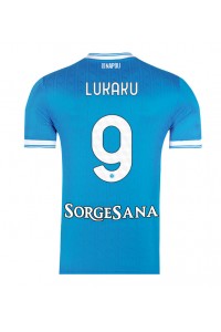 SSC Napoli Romelu Lukaku #9 Jalkapallovaatteet Kotipaita 2025-26 Lyhythihainen